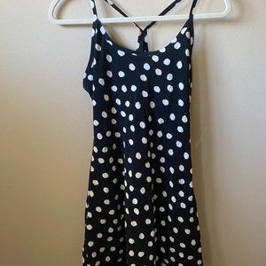 Outdoor Voices OV Black White Polka Dot THE Exercise Dress